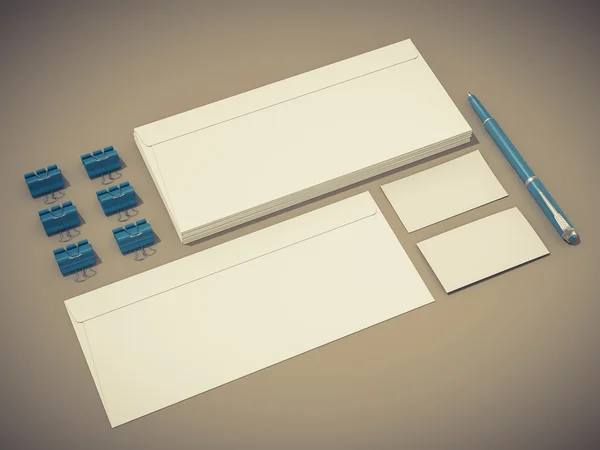 Huisstijl sjabloon ontwerp briefpapier — Stockfoto