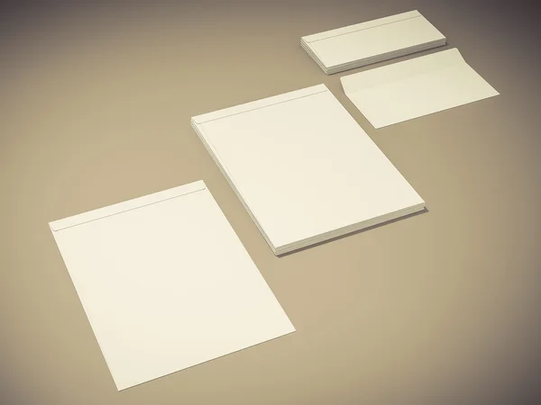 Huisstijl sjabloon ontwerp briefpapier — Stockfoto