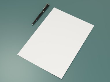 Kurumsal kimlik şablon tasarım Kırtasiye