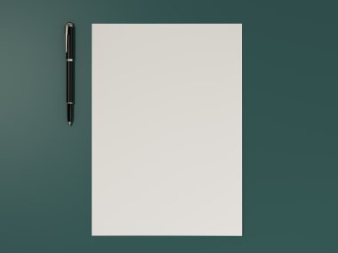 Kurumsal kimlik şablon tasarım Kırtasiye