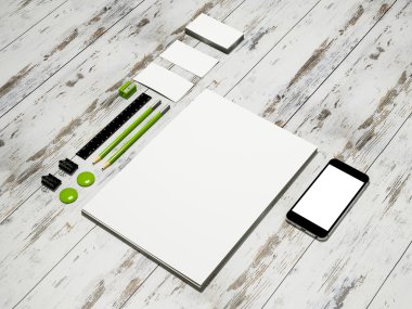 Antika ahşap zemin üzerine örnekler kümesini