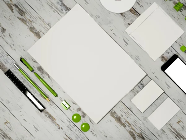 Antika ahşap zemin üzerine örnekler kümesini