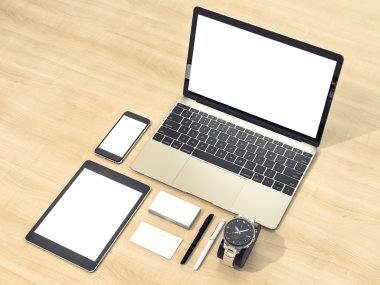 Kurumsal kimlik şablon tasarım Kırtasiye