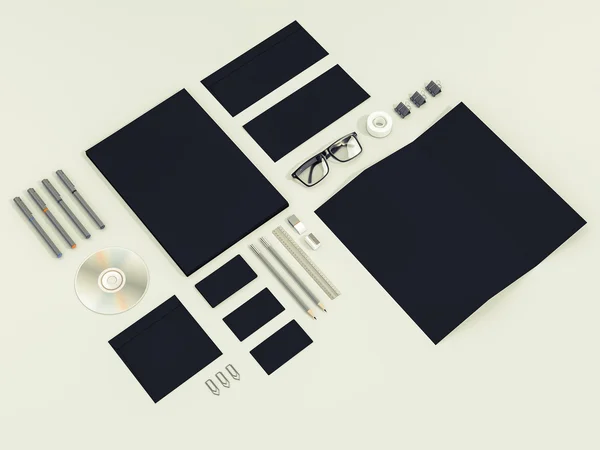 Corporate identity mockup — Stock Photo, Image