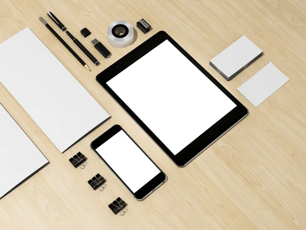 Ahşap arka plan üzerinde örnekler kümesini