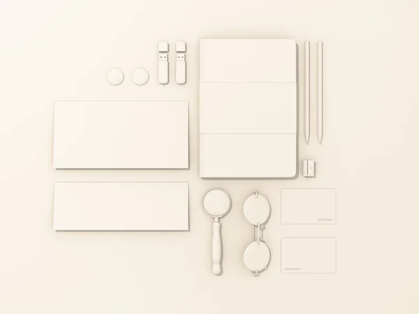 Vintage set of identity elements — Stock Photo, Image