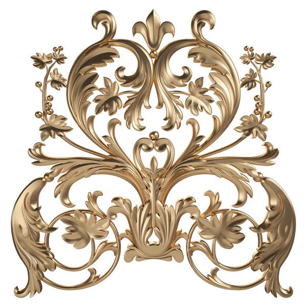 Antik altın süs 3D set