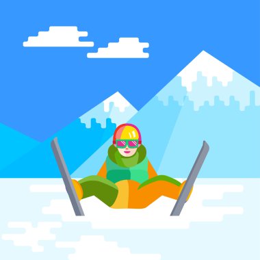 Kayak ve eğlenceli insanlar