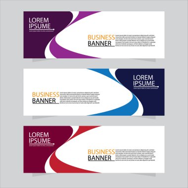 Vektör tasarım web pankartı şablonu. Web Tasarım Elementleri - Başlık Tasarımı. Gri arkaplan üzerine soyut geometrik web afişi şablonu. Modern pankart.