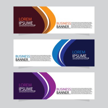 Vektör tasarım web pankartı şablonu. Web Tasarım Elementleri - Başlık Tasarımı. Gri arkaplan üzerine soyut geometrik web afişi şablonu. Modern pankart.