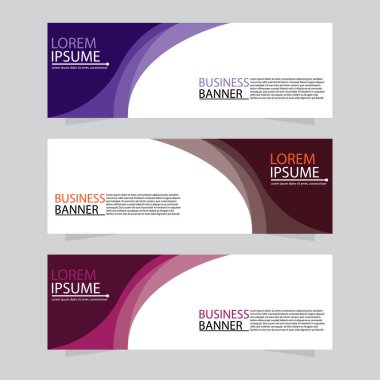 Vektör tasarım web pankartı şablonu. Web Tasarım Elementleri - Başlık Tasarımı. Gri arkaplan üzerine soyut geometrik web afişi şablonu. Modern pankart.