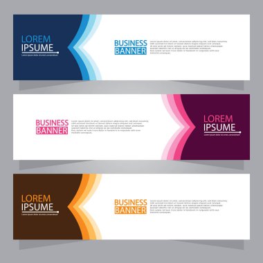 Vektör tasarım web pankartı şablonu. Web Tasarım Elementleri - Başlık Tasarımı. Gri arkaplan üzerine soyut geometrik web afişi şablonu. Modern pankart.