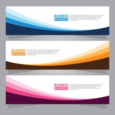 Vektör tasarım web pankartı şablonu. Web Tasarım Elementleri - Başlık Tasarımı. Gri arkaplan üzerine soyut geometrik web afişi şablonu. Modern pankart.