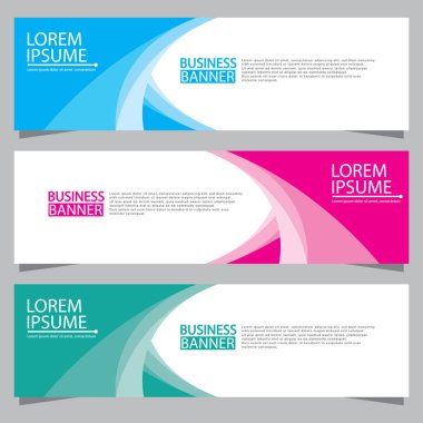 Vektör tasarım web pankartı şablonu. Web Tasarım Elementleri - Başlık Tasarımı. Gri arkaplan üzerine soyut geometrik web afişi şablonu. Modern pankart.