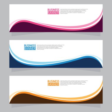 Vektör tasarım web pankartı şablonu. Web Tasarım Elementleri - Başlık Tasarımı. Gri arkaplan üzerine soyut geometrik web afişi şablonu. Modern pankart.