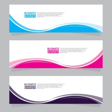 Vektör tasarım web pankartı şablonu. Web Tasarım Elementleri - Başlık Tasarımı. Gri arkaplan üzerine soyut geometrik web afişi şablonu. Modern pankart.