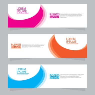 Vektör tasarım web pankartı şablonu. Web Tasarım Elementleri - Başlık Tasarımı. Gri arkaplan üzerine soyut geometrik web afişi şablonu. Modern pankart.