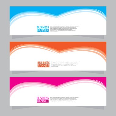 Vektör tasarım web pankartı şablonu. Web Tasarım Elementleri - Başlık Tasarımı. Gri arkaplan üzerine soyut geometrik web afişi şablonu. Modern pankart.