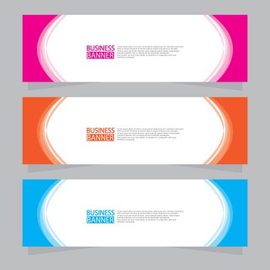 Vektör tasarım web pankartı şablonu. Web Tasarım Elementleri - Başlık Tasarımı. Gri arkaplan üzerine soyut geometrik web afişi şablonu. Modern pankart.