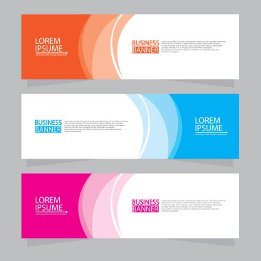 Vektör tasarım web pankartı şablonu. Web Tasarım Elementleri - Başlık Tasarımı. Gri arkaplan üzerine soyut geometrik web afişi şablonu. Modern pankart.