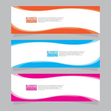 Vektör tasarım web pankartı şablonu. Web Tasarım Elementleri - Başlık Tasarımı. Gri arkaplan üzerine soyut geometrik web afişi şablonu. Modern pankart.