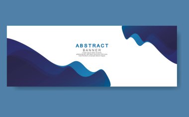 Vektör tasarım web pankartı şablonu. Web Tasarım Elementleri - Başlık Tasarımı. Gri arkaplan üzerine soyut geometrik web afişi şablonu. Modern pankart.