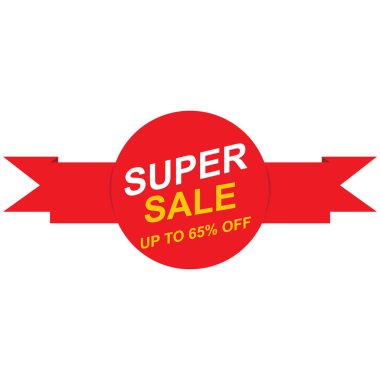 Satış afişi şablonu tasarımı.