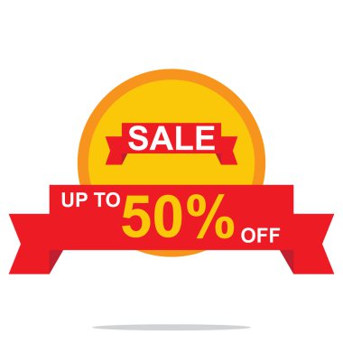 Satış afişi şablonu tasarımı modern pankart.