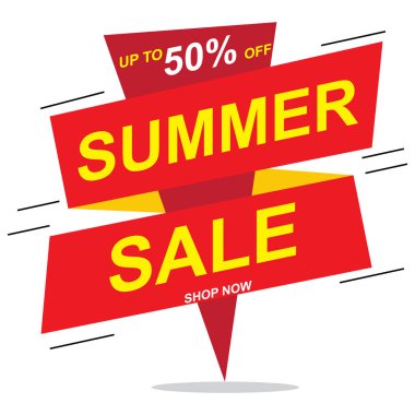 Satış afişi şablonu tasarımı modern pankart.