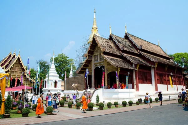 Wat Phra Canta en el festival Songkran — Foto de Stock