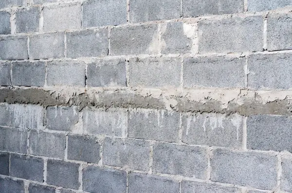 混凝土砌块墙 — 图库照片