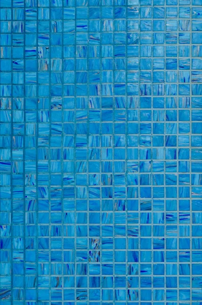 Achtergrond van mozaïek muur in blauwe kleur — Stockfoto