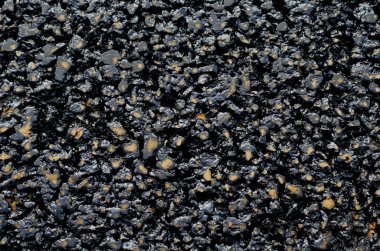 Arka plan yeni ve taze siyah asfalt tar