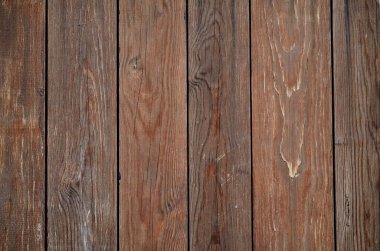 Yıpranmış kahverengi boyasız ahşap tahta doku kırık