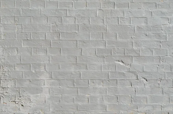 Textura de la vieja superficie de la pared de ladrillo blanco y gris con cemento y costuras de hormigón — Foto de Stock