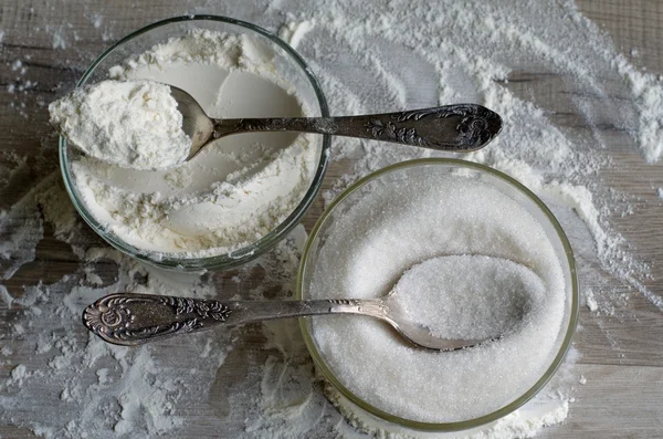 Cucharadas de plata — Foto de Stock