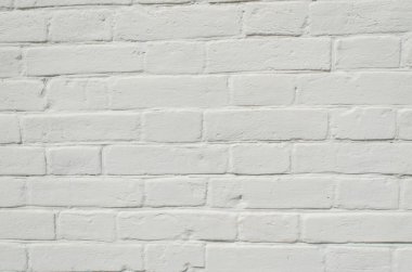Beyaz tuğla duvar