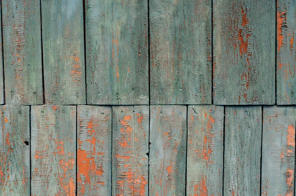 Weathered painted boards — Stock Photo, Image
