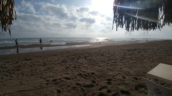 Веракрус Пляжный Закат Солнце — стоковое фото