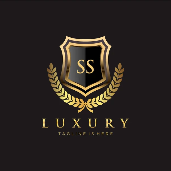 Письмо Логотипом Royal Luxury — стоковый вектор