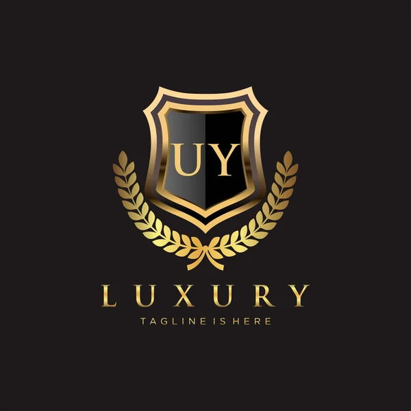 Буква Инициалом Royal Luxury — стоковый вектор