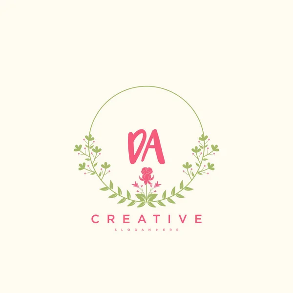Beauty Vector Спочатку Логотип Почерк Оформлення Логотипу Дизайн Початкового Підпису — стоковий вектор