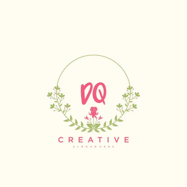 Beauty Vector Eerste Logo Handschrift Logo Art Design Van Eerste — Stockvector