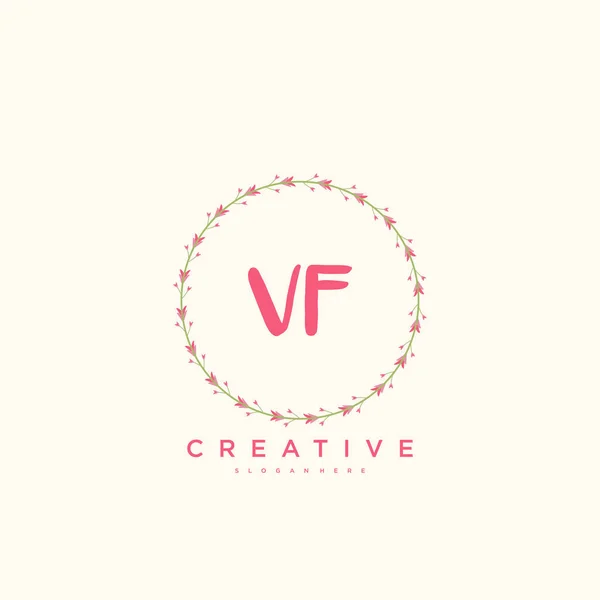 Beauty Vector Initial Logo Handwriting Logo Art Design Initial Signature Ilustración De Stock