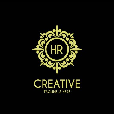 Monogram Logo Şablonu ile İK İlk Harfi