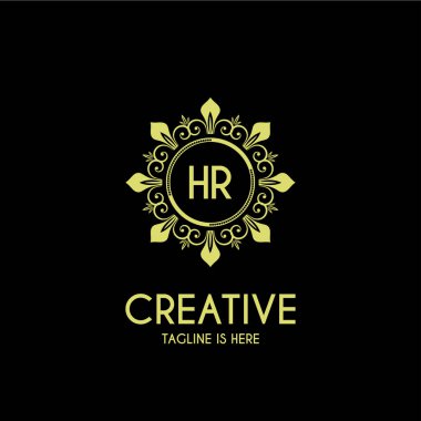 Monogram Logo Şablonu ile İK İlk Harfi