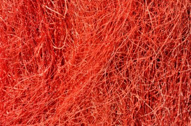 Kırmızı fishnet arka plan. Doku örgü