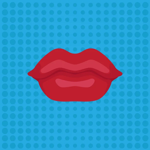 唇のセット — ストックベクタ