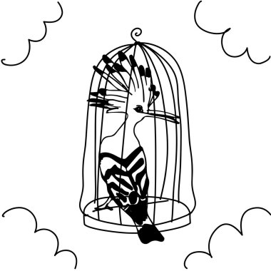 Kuşlar desen, sanat