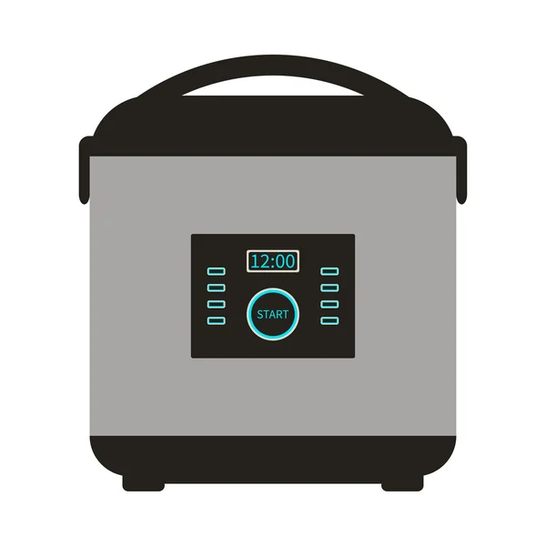 Multicooker simgesi kartı — Stok Vektör